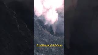 kondisi kawah pantauan Drone marapi 11 desember 2023 #marapi #marapisumbar #aerial #gunungindonesia