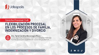 Flexibilización Procesal en los Procesos de Familia, Indemnización y Divorcio | Tania Bocanegra R.