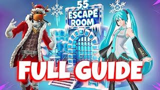 WINTER ESCAPE ROOM FORTNITE (Winter Escape Room Fortnite FULL GUIDE)