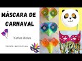 Máscara de Carnaval, Utilize o que você tem, Varias ideias para você mesmo fazer a sua.