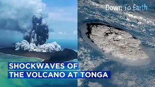 Shockwaves of the Submarine Volcano in Tonga