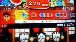 太鼓の達人wii２　ＤＯＮＴ　ＣＵＴ　裏譜面　１３０万キターーー！