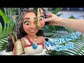 🎉 Sculpting Disney’s Moana in Cake | Impress with This Bust Cake!