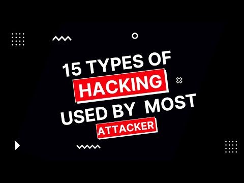 15 Hacking Techniques used by most Hacker