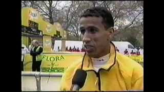 Khalid Khannouchi Interview after WR London Marathon 2002