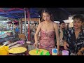 🇱🇦the most beautiful omelette lady in vientiane laos street food