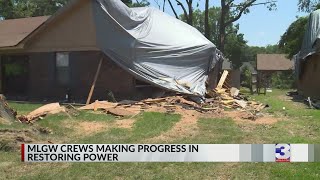 Bartlett residents struggle as power restoration efforts continue