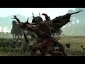 beastmen vs wood elves warhammer totalwar cinematic battle