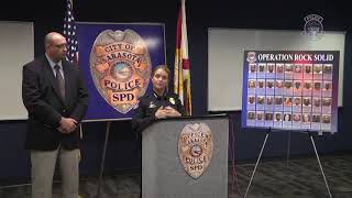 Sarasota Police: Operation Rock Solid Results in 36 Arrests