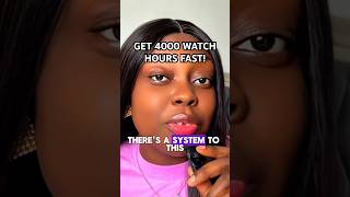 How to get 4000 watch hours fast as a small youtuber #4000watchhours #monetization #youtubetips