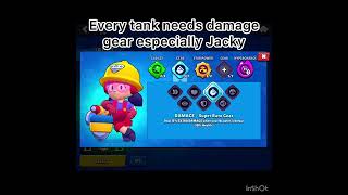 The best build for every brawler Part 18 Jacky #brawlstars #shorts