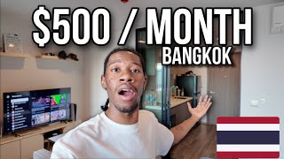 INSIDE My $500 a MONTH Condo in BANGKOK, THAILAND!