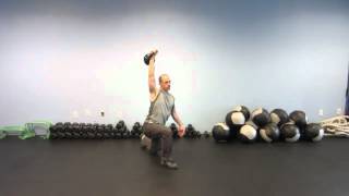 Kettlebell Overhead Lunge