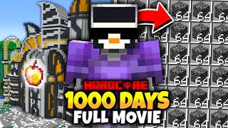 I Survived 1,000 Days in HARDCORE Minecraft [FULL MOVIE]
