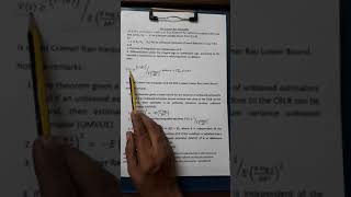 Cramer Rao Inequality - Suchithra's Statistics Classes