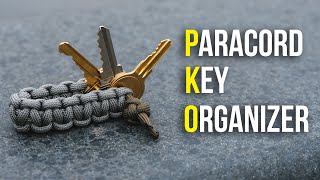 How To Make A Paracord DIY Key Organizer Tutorial | STOP THE NOISE!