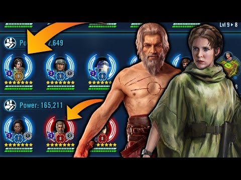 First Grand Arena With GL Leia Organa AND Taron Malicos! How To Counter ...