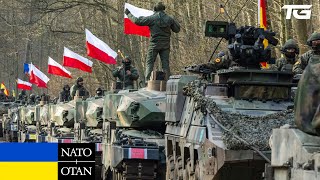 NATO Stryker Armored Vehicles And Other Military Equipment Arrive At Ukraine Border
