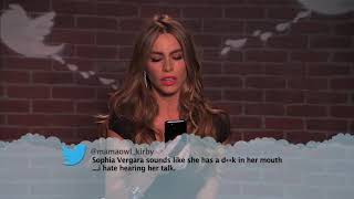 Sophia Vergara Mean Tweets “dick in her mouth”