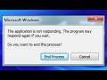 How To Fix The Application Is Not Responding The Program May Respond Again Error in Windows