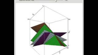 Graphical Linear Programming for Three Variables