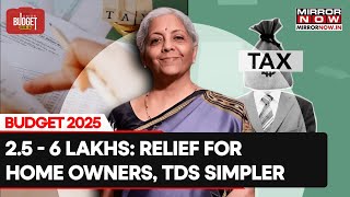 Union Budget 2025: Nirmala Sitharaman Increases Annual Limit For TDS On Rent To Rs 6 Lac | Watch