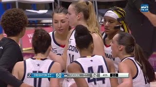 #6 UConn SURVIVES vs Unranked Creighton In 2 Point Win | Huskies vs Blue Jays Highlights