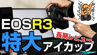 EOS R3用大型アイカップ「ER-hE」長期レビュー！2つのメリットと6つのデメリット