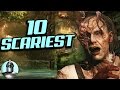 Top 10 SCARIEST Moments In Video Games!! | The Leaderboard