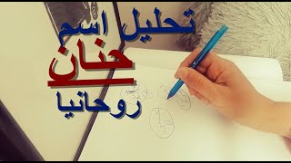 تحليل اسم حنان,بالاحرف والارقام