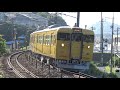 【4k】jr山陽本線　普通列車115系電車　ｵｶa 06編成 ｵｶd 17編成