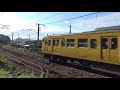 【4k】jr山陽本線　普通列車115系電車　ｵｶa 06編成 ｵｶd 17編成