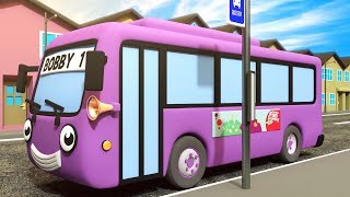 Wheels On The Bus Nursery Rhymes & Kids Songs | Gecko's Garage | Educational Videos For Toddlers
