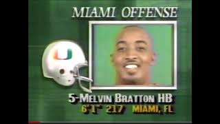 🏈1986 #2 Miami (Fl) v. #1 Oklahoma