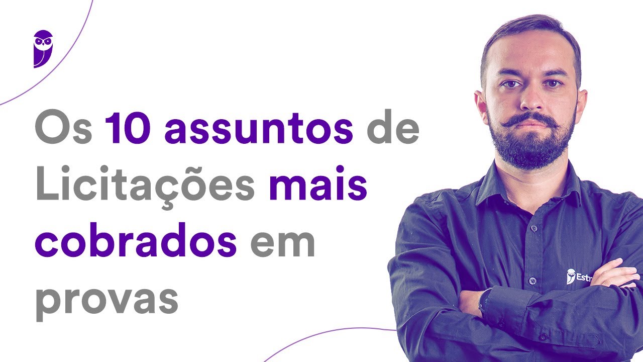 Os 10 Assuntos De Licitações Mais Cobrados Em Provas - YouTube