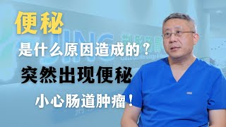 便秘是什么原因造成的？如何改善、治疗便秘状况？50岁以上的人突然出现便秘，要小心肠道肿瘤！