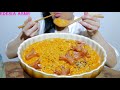 asmr *recipe* 咀嚼音🔥cheesy fire noodle チーズブルダック炒め麺 起司火雞麵 치즈불닭볶음면 먹방 *eating sound*