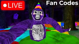 🔴Gorilla Tag LIVE With Viewers (Fan Codes)🔴 #gorillatag #shorts