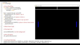 Code Pong in Python - Part 3/5