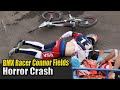 U.S. BMX racer Connor Fields carried off on stretcher after crash | Tokyo Olympic 2020 | Scary Crash