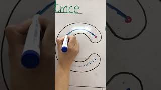 Formation of letter c #alphabets #formation #homeschooling