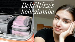 Beköltözés kollégiumba / VLOG