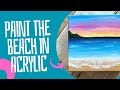 Beach Painting Tutorial in Acrylic