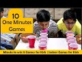 10 One minute games for kids | Indoor games to play at home | Minute to win it games for kids (2024)