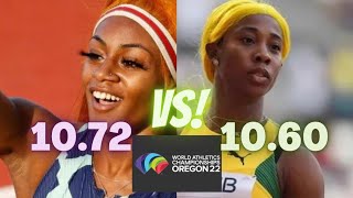 Shelly-Ann Fraser-Pryce vs Sha'Carri Richardson 100m Prediction | World Championships 2022