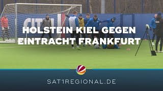 Bundesliga: Holstein Kiel vor Partie in Frankfurt unter Druck