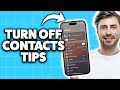 How To Turn Off Contact Suggestions On iPhone 2026 (Step-By-Step Tutorial)