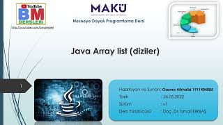 17 - Java'da ArrayList kullanımı