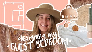 * Designing My Guest Bedroom! * Boho Desert Chic