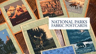 National Parks Fabric Postcards Live Demo with Jackie Erickson